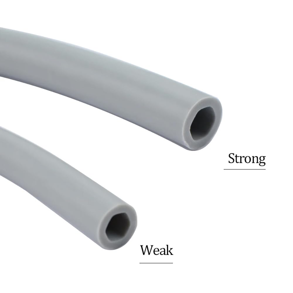 Silicone Hose Tube Pipe for Dental Saliva Ejector Suction Valves Strong Hve Weak SE Adaptor (2pcs, strong weak)