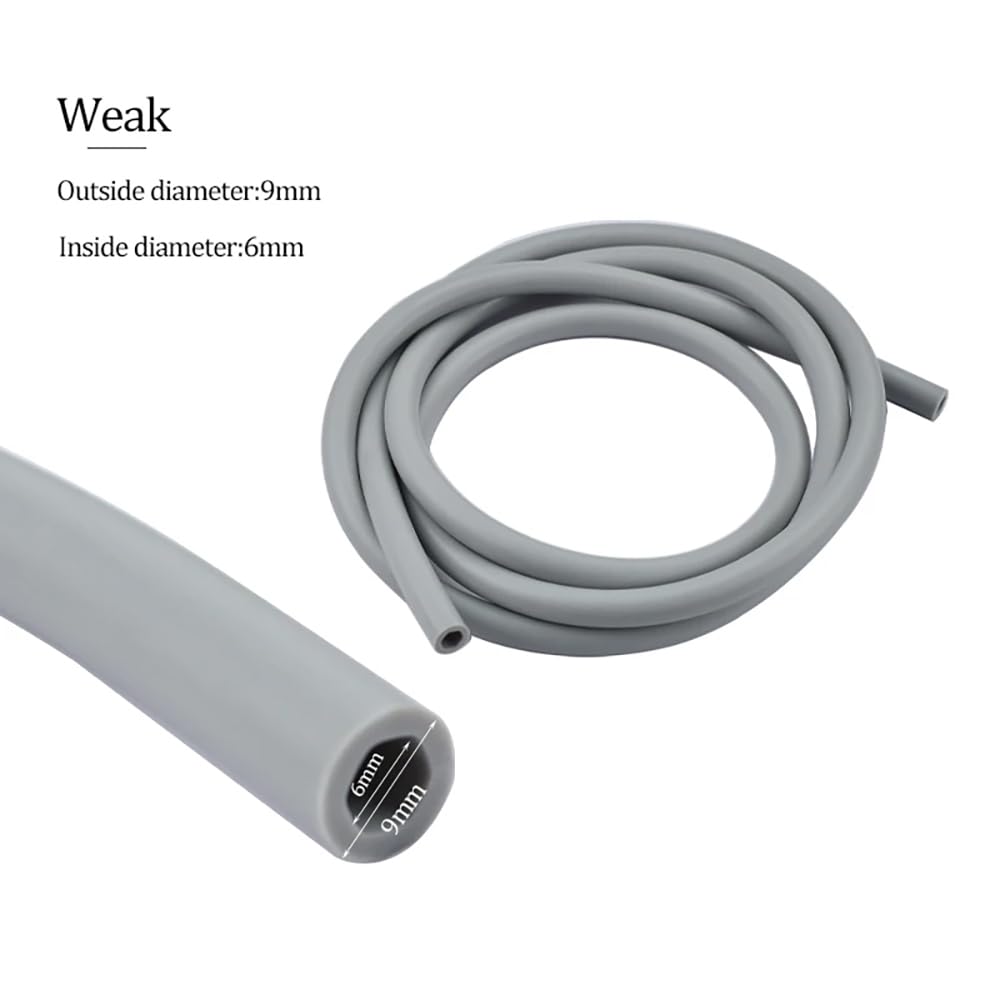 Silicone Hose Tube Pipe for Dental Saliva Ejector Suction Valves Strong Hve Weak SE Adaptor (2pcs, strong weak)