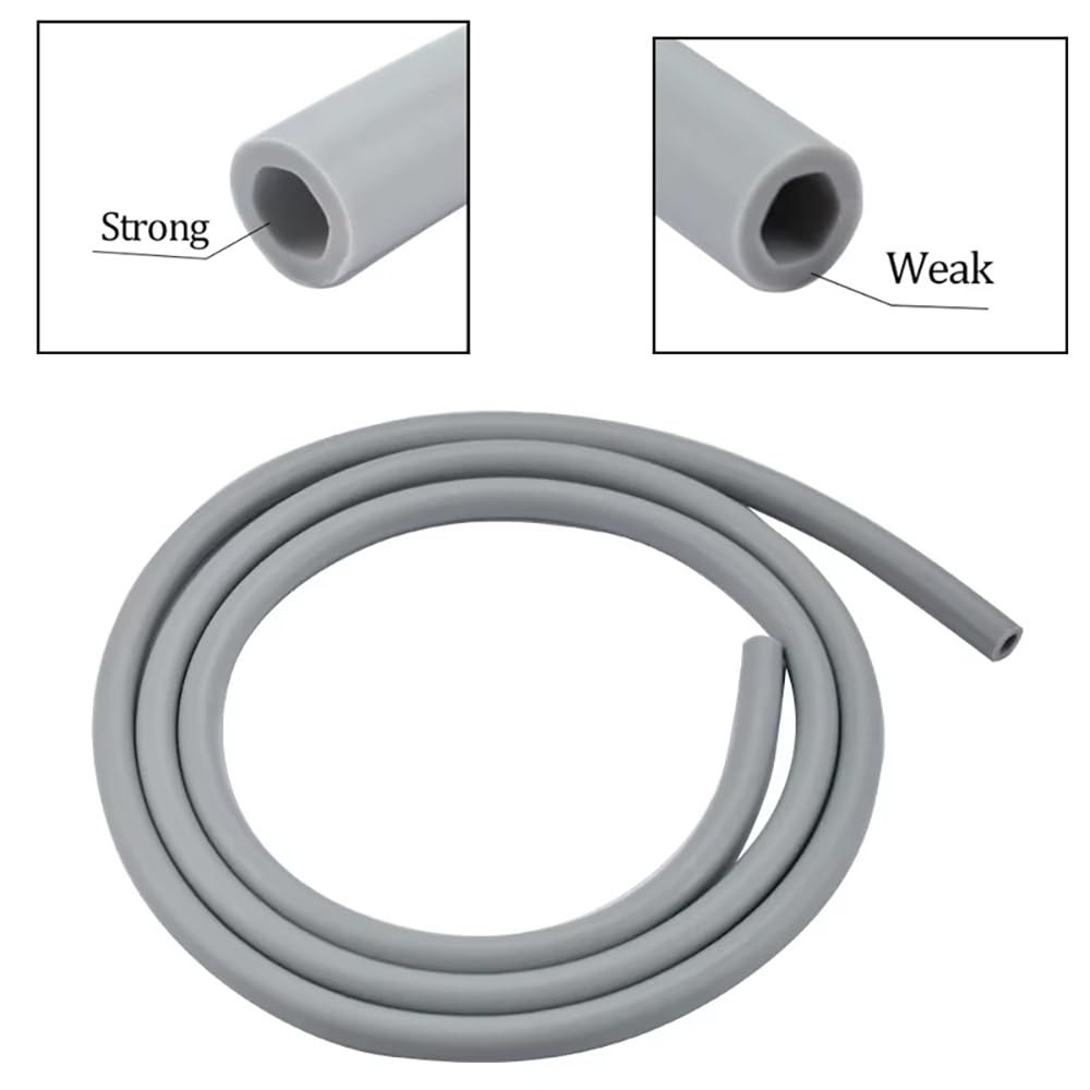 Silicone Hose Tube Pipe for Dental Saliva Ejector Suction Valves Strong Hve Weak SE Adaptor (2pcs, strong weak)