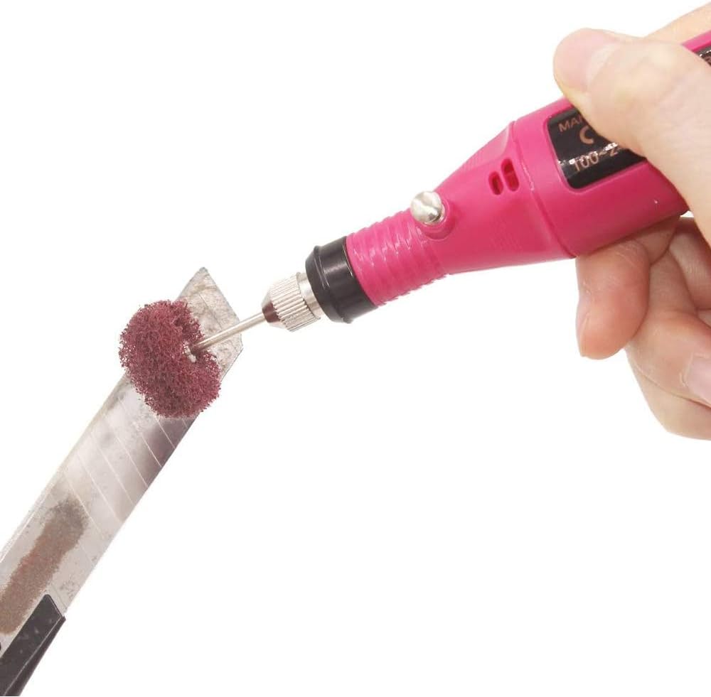 Fine Abrasive Wheel Brush Polishing Buffing Wheels Sanding Rust Remove Rotary Tools Accessories 2.35 MM Mandrel 80 Pieces