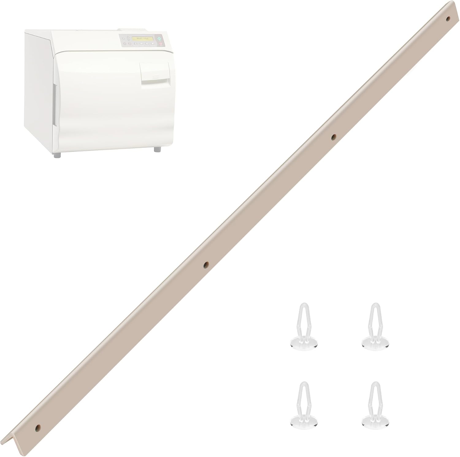 Steam Block Kit 002-1244-02 for Midmark M11 Ultraclave Automatic Sterilizer, Door Gasket Silicone Rubber Steam Block Replacement for Midmark Ritter M11, M11D Series