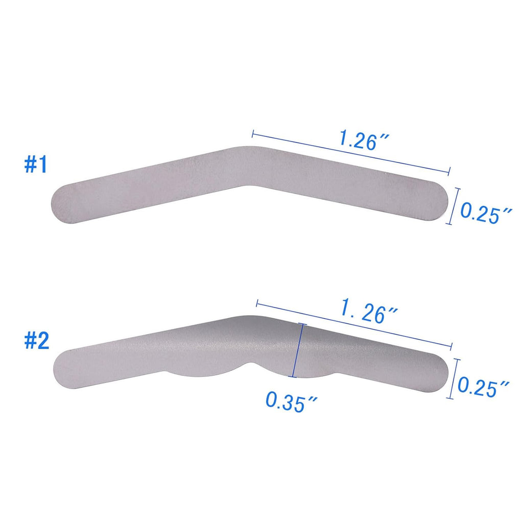 JMU 144 Pcs Dental Tofflemire Matrix Bands 1# Stainless Steel, Thickness .0015"/0.04mm