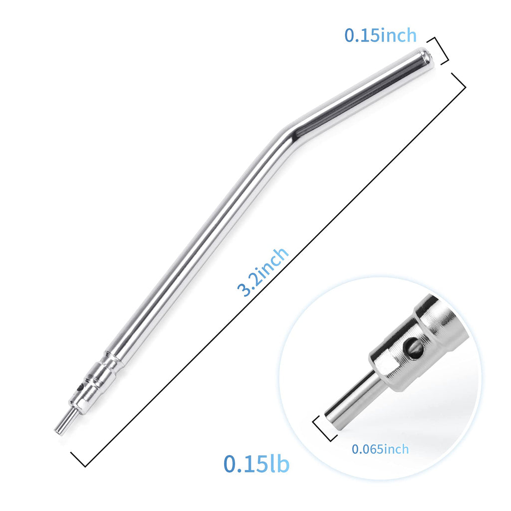 Annhua Air Water Syringe Tips Dental Metal 3 Way Syringe Nozzles 20 PCS, Air Water Spray Tips Autoclavable for Dental Clinic, Lab Equipment, Dental Students