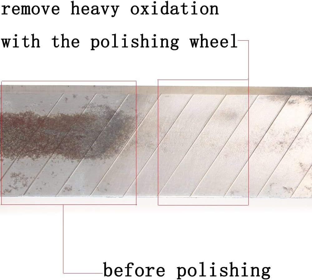 Fine Abrasive Wheel Brush Polishing Buffing Wheels Sanding Rust Remove Rotary Tools Accessories 2.35 MM Mandrel 80 Pieces
