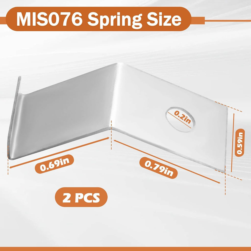 MIS076 Door Spring Compatible with Midmark Ultraclave Steam M9 M9D M11 M11D MIK072 MIK080, Door Spring Replacement for Midmark - Ritter MIS076, 2-Pack