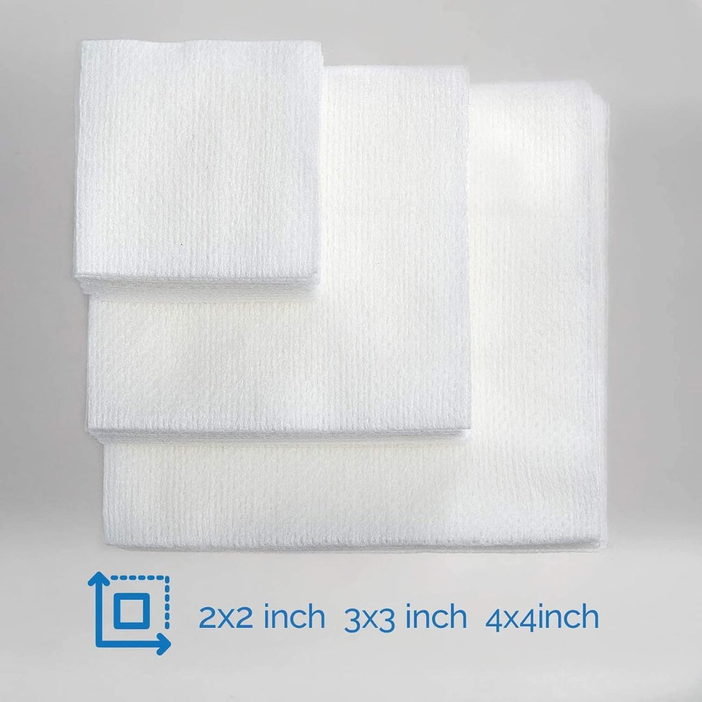 JMU 1000 Gauze Pads 2x2, Sponge Non-Woven 4-Ply Non-Sterile Dental Pads All Purpose Gauze