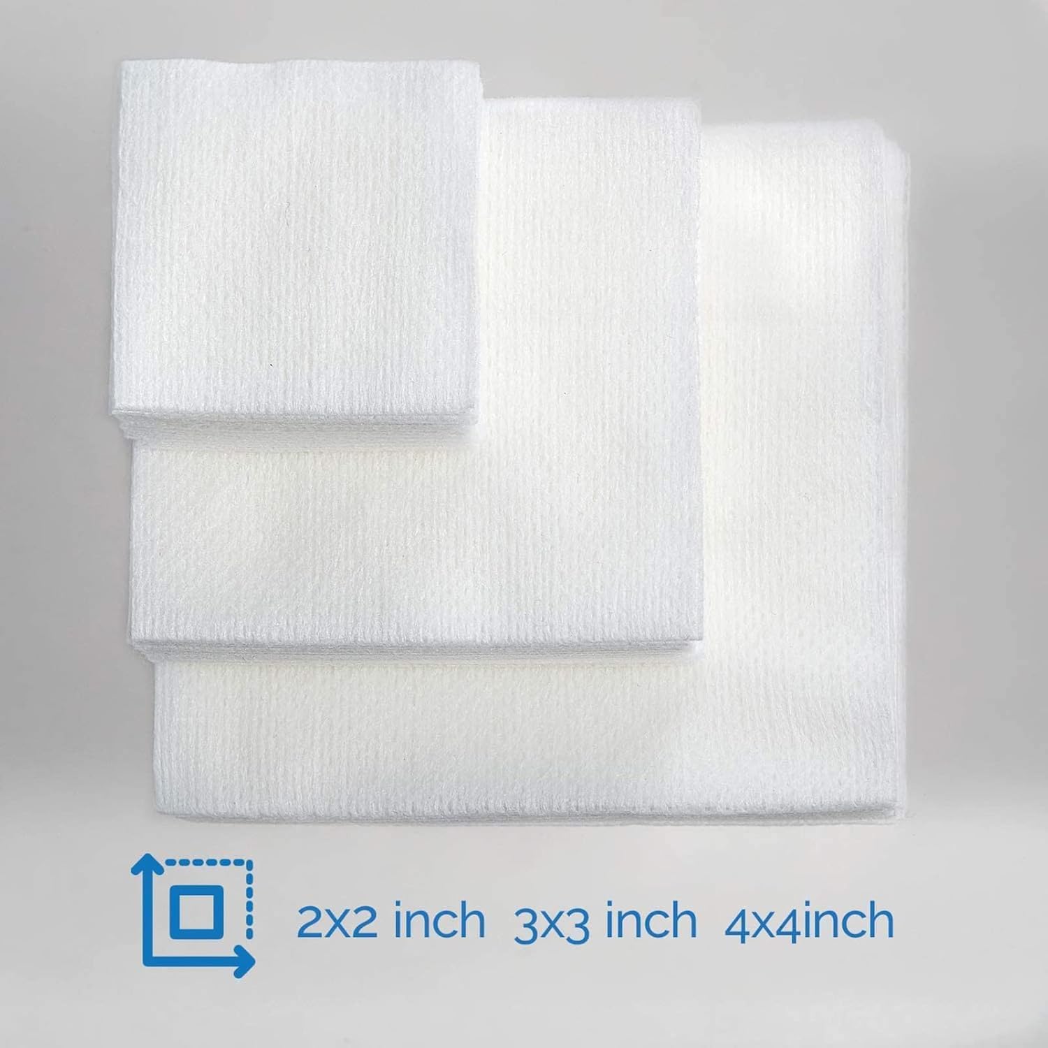 JMU 1000 Gauze Pads 2x2, Sponge Non-Woven 4-Ply Non-Sterile Dental Pads All Purpose Gauze