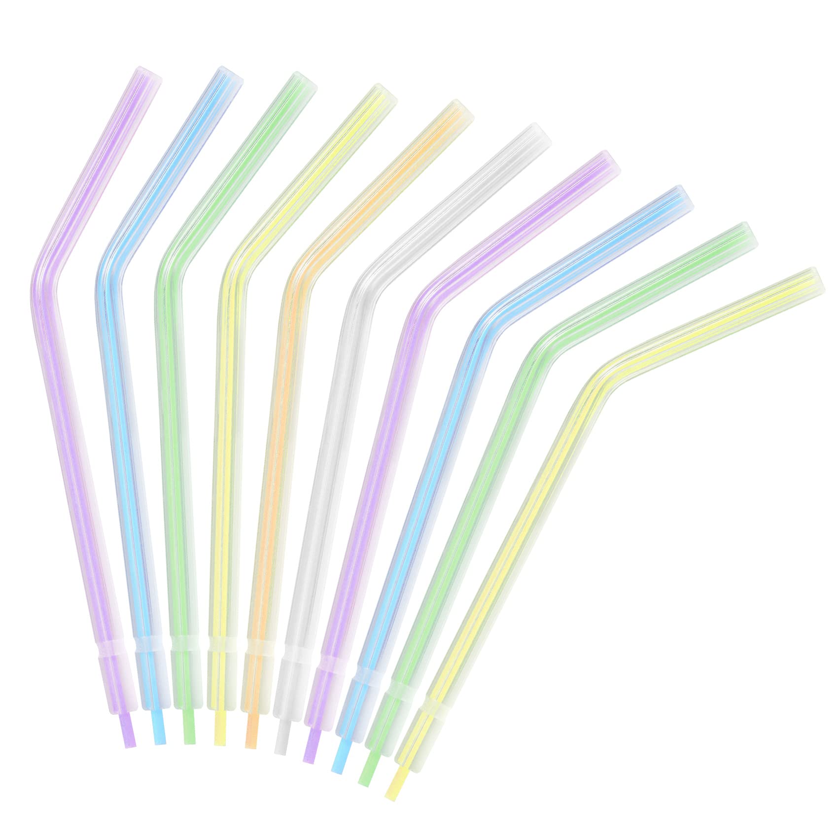 Annhua Air Water Syringe Tips Dental Metal 3 Way Syringe Nozzles 20 PCS, Air Water Spray Tips Autoclavable for Dental Clinic, Lab Equipment, Dental Students