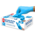 London Labs Synsafe 4 Mil - Blue Nitrile Exam Gloves –Disposable Latex Free & Powder Free – Extra Strong, Rubber Gloves
