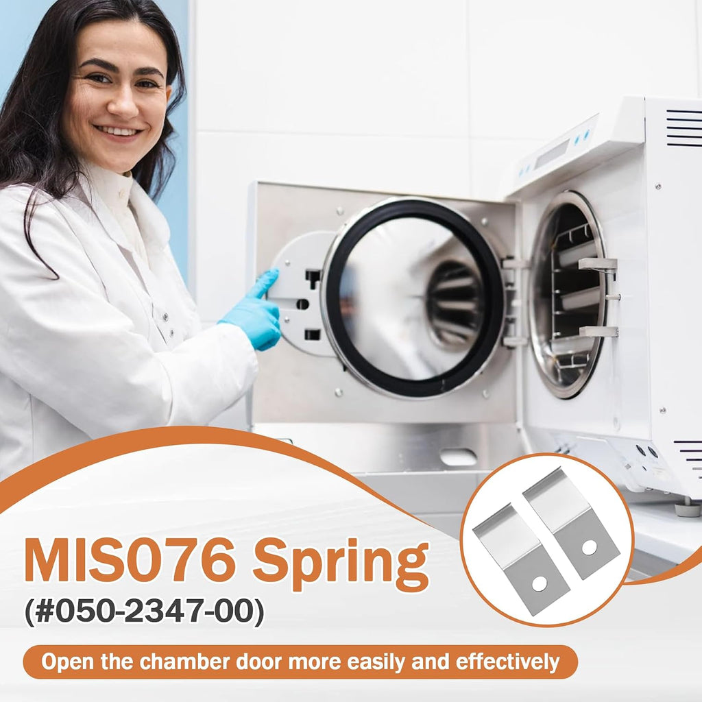 MIS076 Door Spring Compatible with Midmark Ultraclave Steam M9 M9D M11 M11D MIK072 MIK080, Door Spring Replacement for Midmark - Ritter MIS076, 2-Pack