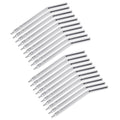 Annhua Air Water Syringe Tips Dental Metal 3 Way Syringe Nozzles 20 PCS, Air Water Spray Tips Autoclavable for Dental Clinic, Lab Equipment, Dental Students