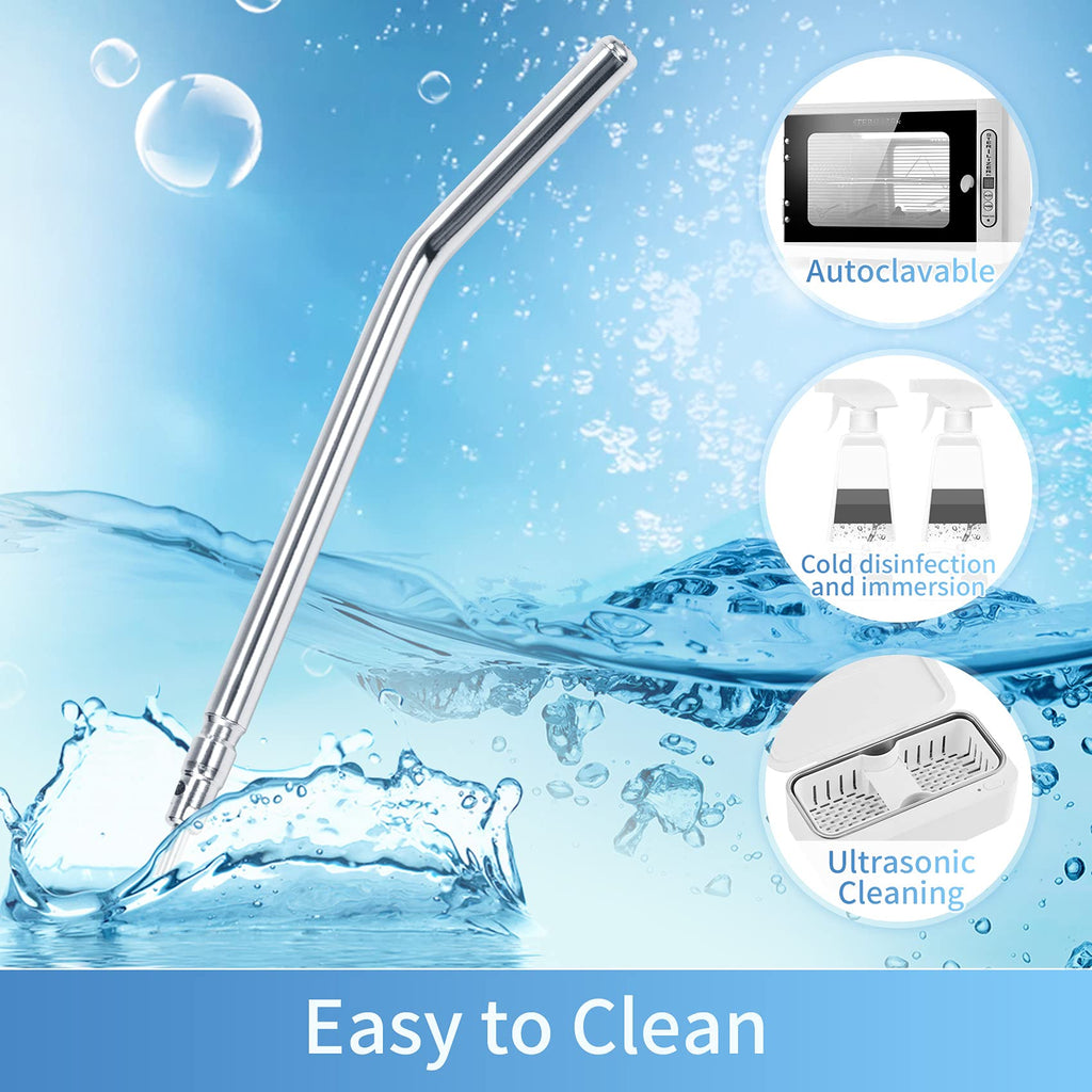 Annhua Air Water Syringe Tips Dental Metal 3 Way Syringe Nozzles 20 PCS, Air Water Spray Tips Autoclavable for Dental Clinic, Lab Equipment, Dental Students